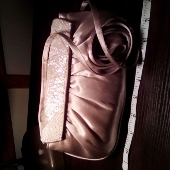 Caparros Clutch/Purse Tan with Sequence/Beads - Picture 3 of 8